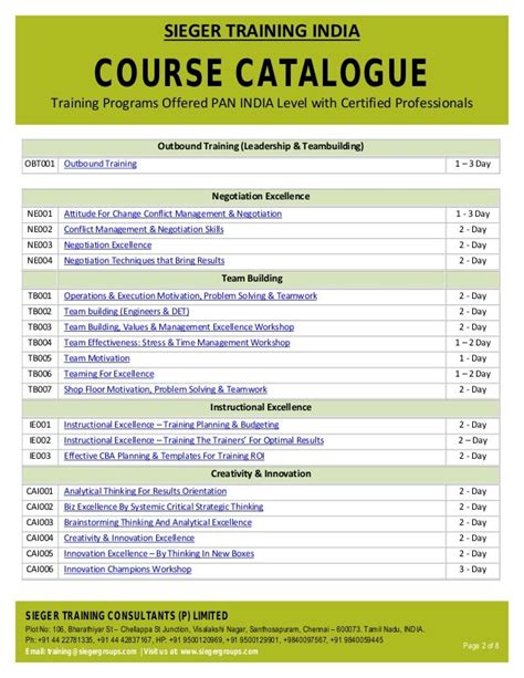 Program & Course Catalog .